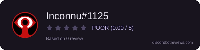 Rating widget preview for Inconnu#1125