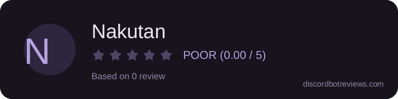 Rating banner for Nakutan