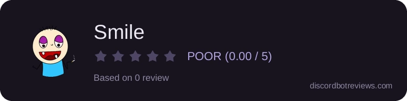 Rating widget preview for Smile