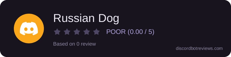Rating widget preview for Russian Dog