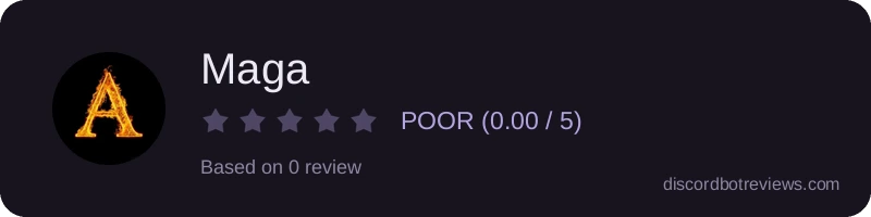 Rating widget preview for Maga