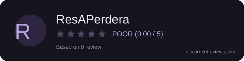 Rating widget preview for ResAPerdera