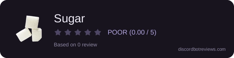Rating widget preview for Sugar