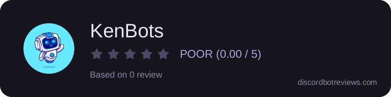 Rating widget preview for KenBots