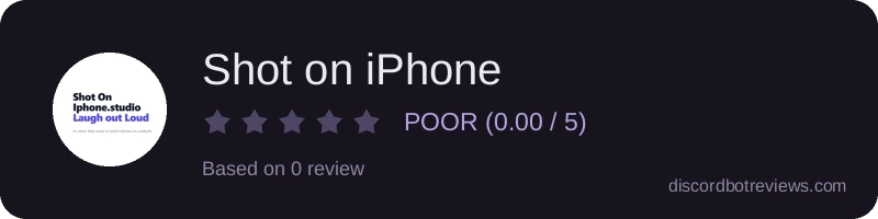 Rating banner for Shot on iPhone