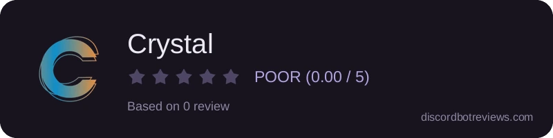 Rating widget preview for Crystal