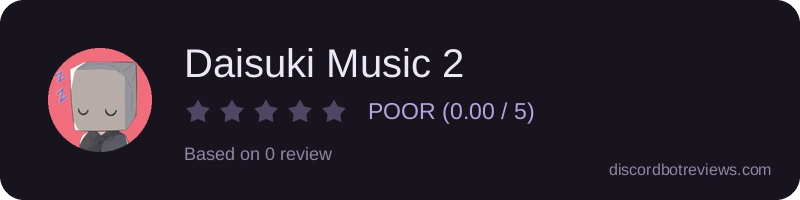 Rating widget preview for Daisuki Music 2
