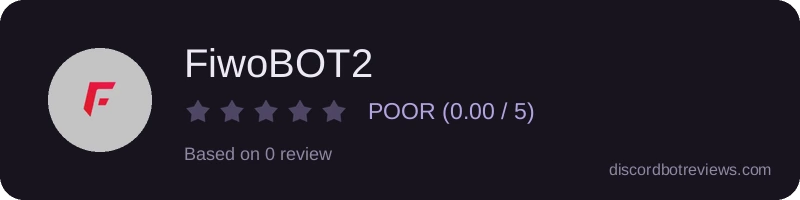 Rating widget preview for FiwoBOT2