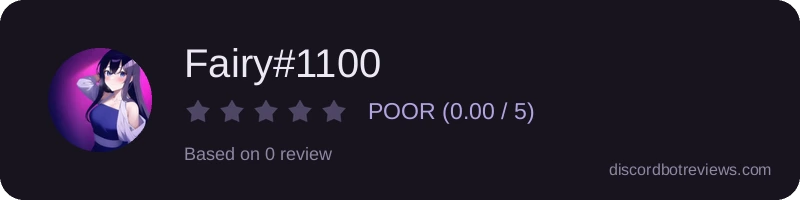 Rating widget preview for Fairy#1100