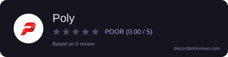 Rating widget preview for Poly