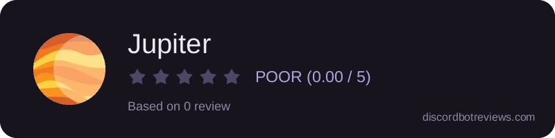 Rating widget preview for Jupiter