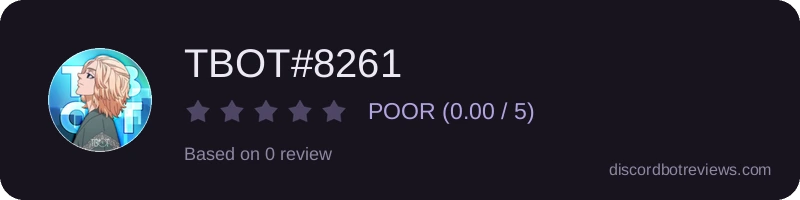 Rating widget preview for TBOT#8261