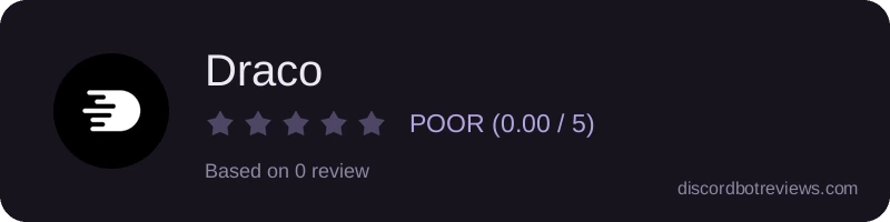 Rating banner for Draco