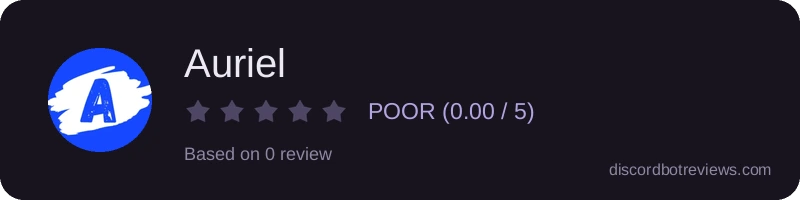 Rating widget preview for Auriel