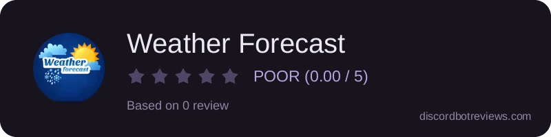Rating banner for Weather Forecast
