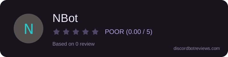 Rating widget preview for NBot
