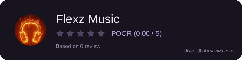 Rating widget preview for Flexz Music