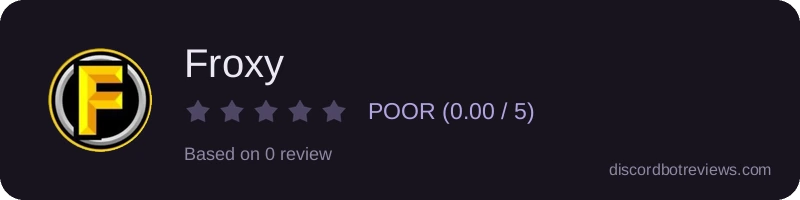Rating banner for Froxy