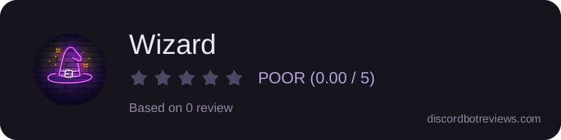 Rating widget preview for Wizard