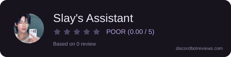 Rating widget preview for Slay's Assistant