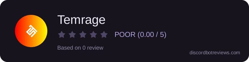 Rating widget preview for Temrage