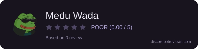 Rating widget preview for Medu Wada