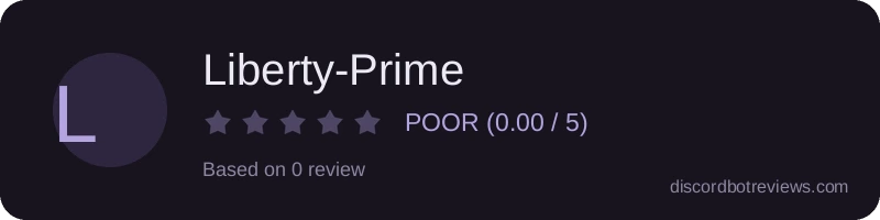 Rating banner for Liberty-Prime