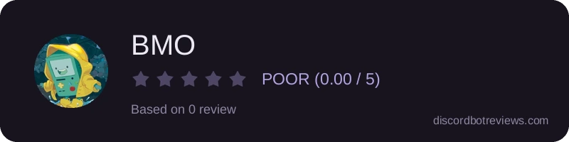 Rating widget preview for BMO