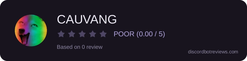 Rating widget preview for CAUVANG