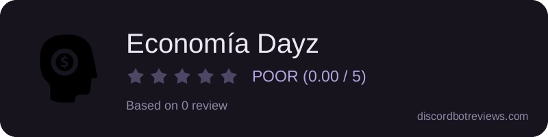 Rating widget preview for Economía Dayz