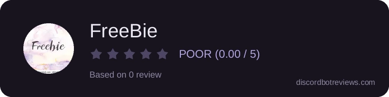 Rating widget preview for FreeBie