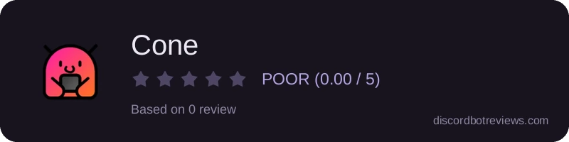 Rating widget preview for Cone