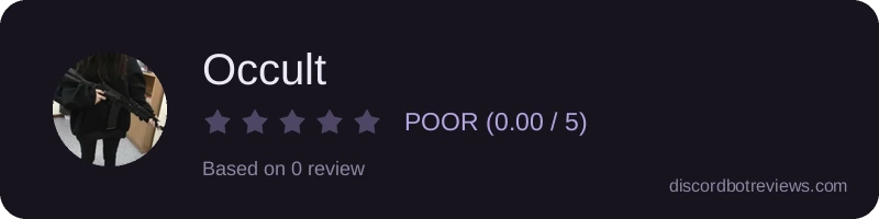 Rating banner for Occult
