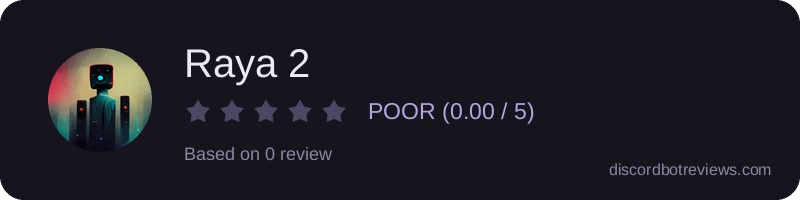 Rating widget preview for Raya 2