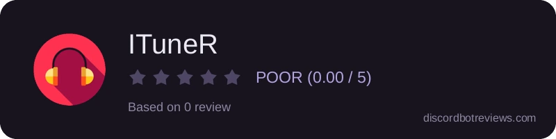 Rating widget preview for ITuneR