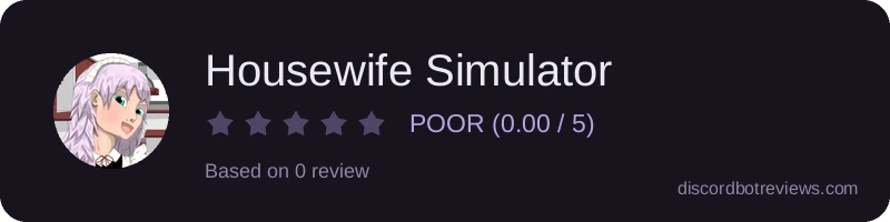 Rating widget preview for Housewife Simulator