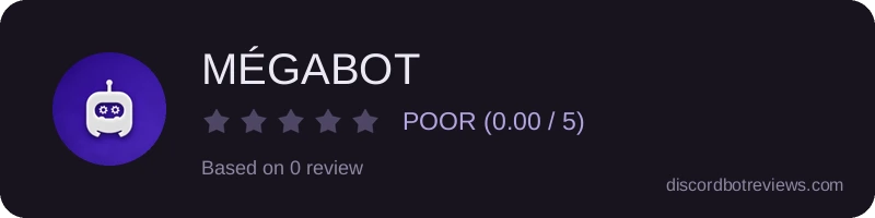 Rating widget preview for MÉGABOT
