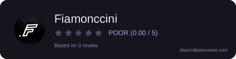 Rating banner for Fiamonccini