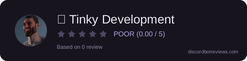 Rating widget preview for 🍁 Tinky Development
