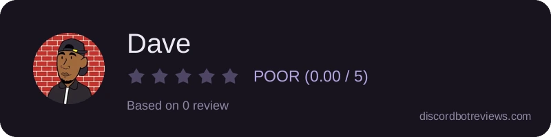 Rating banner for Dave