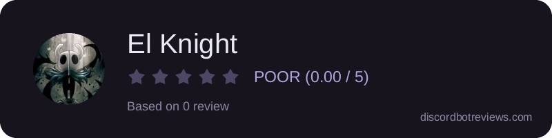 Rating widget preview for El Knight