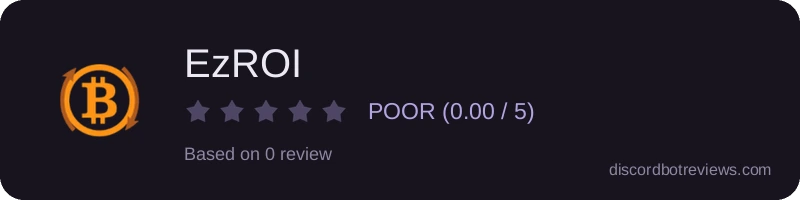 Rating widget preview for EzROI