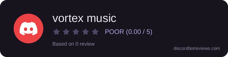 Rating widget preview for vortex music