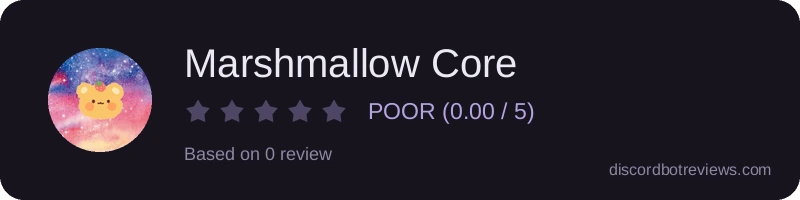 Rating widget preview for Marshmallow Core