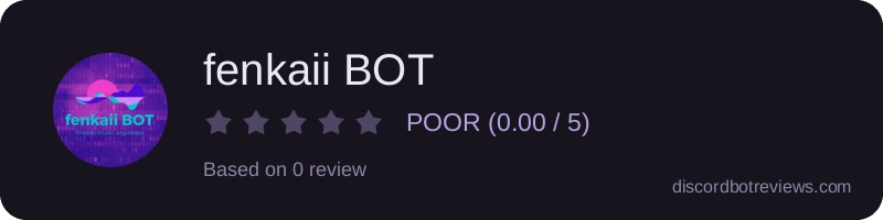 Rating banner for fenkaii BOT