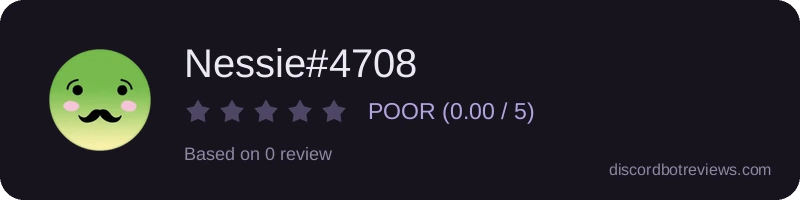 Rating widget preview for Nessie#4708