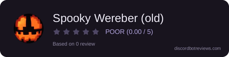 Rating banner for Spooky Wereber (old)