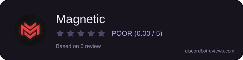 Rating widget preview for Magnetic
