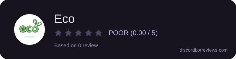 Rating widget preview for Eco 