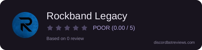 Rating widget preview for Rockband Legacy